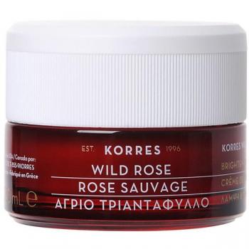 Korres Apothecary Wild Rose Day-Brightening Gel-Cream 40ml - Moisturizing gel cream, brightening effect, with Vitamin Super C, suitable for normal and combination skin, dermatologically tested, vegan