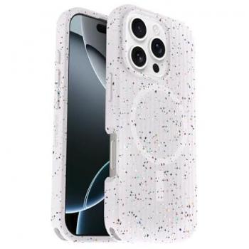 Funda OtterBox Symmetry Core para Apple iPhone 16 Pro - blanca, compatible con MagSafe