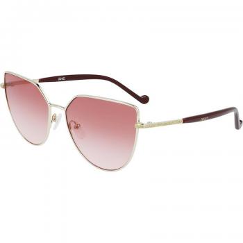 Liu Jo LJ143S 710 Cat Eye Sunglasses Gold Size 58
