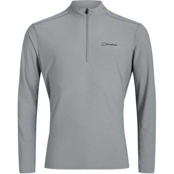 Camiseta Berghaus 24/7 de hombre, manga larga, color gris claro