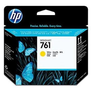HP 761 CH645A Amarillo, Cabezal de Impresión Original DesignJet, para Impresoras HP DesignJet T7100 Printer