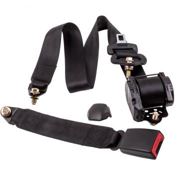 Universal 3-Point Inertia Seat Belt Strap - Adjustable Retractable Safety Belt for Car, Van, Coach, and Truck (Compatible with Holden)