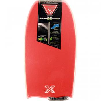 FLOOD Dynamx Eps Str Bb W/Stringer Bodyboard, Unisex adulto, Rojo, 41