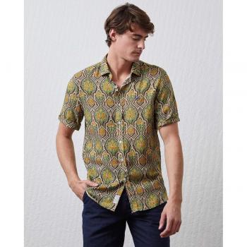 Altonadock - Camisa estampada de hombre manga corta