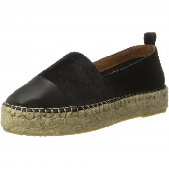 Bianco Stormy Espadrille JFM17, Alpargatas para Mujer, Negro, 38 EU
