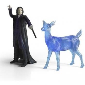 Figura de acción Harry Potter - Profesor Snape y su Patronus (Schleich 42683)
