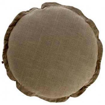 Kave Home - Funda cojín Maelina Ø 45 cm beige