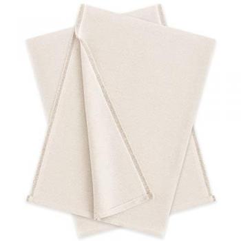 Pack 2 Plaids Multiusos Liso 230x260 cm Color Marfil - Fundas para Sofá y Mantas para Cama