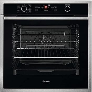 Horno Multifuncional Integrado Sauter SOP 5585 X - 73L, 60cm, A+, Acero Inoxidable/Pirólisis Negra