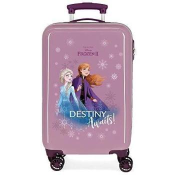 Disney Frozen Destiny Awaits Maleta de cabina Morado 37x55x20 cms Rígida ABS Cierre combinación 32L 2,5Kgs 4 ruedas dobles Equipaje de Mano