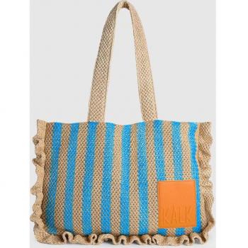 Bolso Tote Bag Island Azul de tela