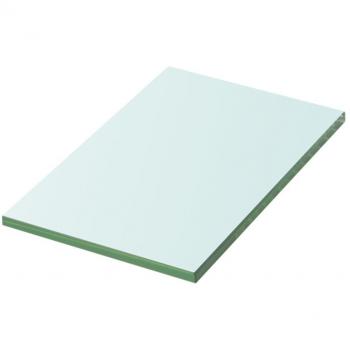 Panel de estante de vidrio claro 20x12 cm