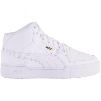 Puma CA Pro Lux Mid-Top Sneakers - White - Size UK 6.5