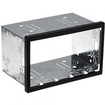 ACV - Marco de metal para radio de coche, 2DIN, Color Negro, 18.2 x 11.5 x 10.5 cm