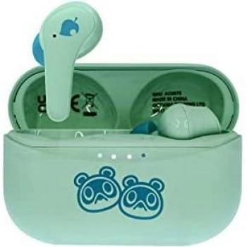 OTL - Auriculares inalámbricos Bluetooth V5.0 para niños Animal Crossing con Caja de Carga