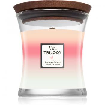 Woodwick Trilogy Blooming Orchard Scented Candle 275 g