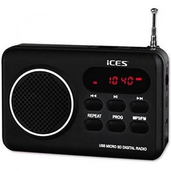 Lenco (ICES) IMPR-112 Color Negro Rádio portátil con USB