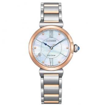 Reloj Citizen EM1074-82D para Mujer - Elegante, Resistente al Agua y con Diamantes