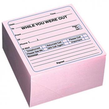 While You Were Out Self-Sticking Mega Message Cube, 4 x 4, 512 Forms