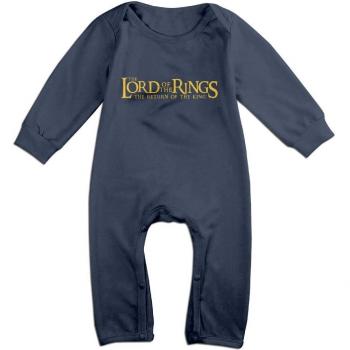 T yuuk el Señor de los anillos algodón Bodies para bebé Unisex Pelele de manga larga negro azul marino 24 meses