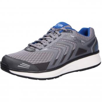Flash Grey PU Leather & Textile Men's Sneakers