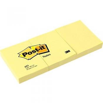 Post-It FT510058488 - Pack con 12 blocs de notas adhesivas, 100 hojas, 38 x 51 mm, color amarillo