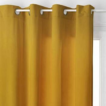 Cortina Atmosphera Mostaza Ollaos 140x260cm