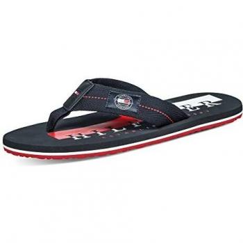 Tommy Hilfiger Hilfiger Badge Beach Sandal, Chanclas Hombre, Cielo del Desierto, 41 EU