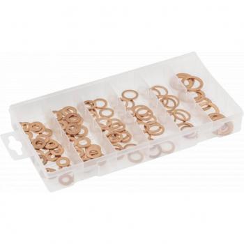 Arandela Hogert Technik HT8G513 Cobre 0.8mm, 1.5mm, diámetros de 13.6mm, 15.5mm, 17.4mm, 18.6mm