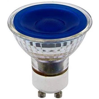 Spot LED GU10 5W Regulable Azul 38° Vidrio