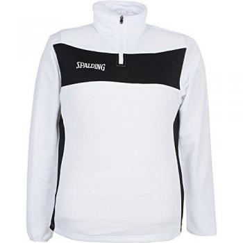 Spalding Evolution II 1/4 Zip Top White/Black 140 SP-LIC Apparel Team, Niños, Blanco/Negro