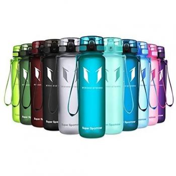 Super Sparrow Botella de Agua Deportiva - 1000ml - Sin BPA