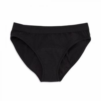 Braguitas Menstruales Kiwitas Classic Sporty Negro Talla M