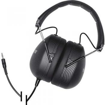 Vic Firth V2 - Cascos de Diadema, Estéreo, con Aislamiento Acústico, Color Negro