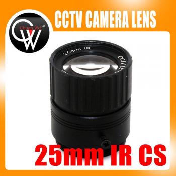 Lente CS de 3MP y 25mm para cámaras de seguridad HD, CCTV, 14 grados IR, compatible con IP, AHD, HDCVI y SDI