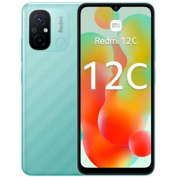 Xiaomi Redmi 12C Smartphone 3GB RAM 64GB Storage Mint Green Dual SIM