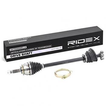 Semiasse Cardan RIDEX 13D0217 para Renault y Dacia, Compatible con Logan I y Sandero I