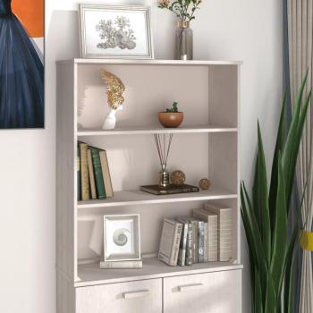 vidaXL Top for Highboard HAMAR White 85x35x100 cm Solid Wood Pine