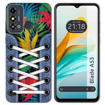 Funda de Silicona para Zte Blade A53 con Diseño de Zapatillas 12 y Dibujos