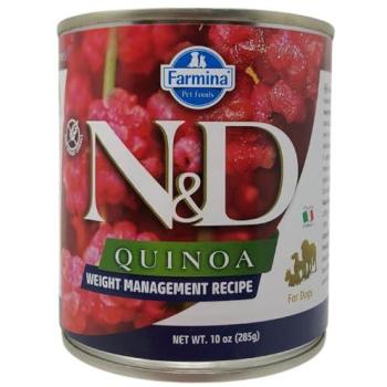 Farmina N&D Quinoa Weight Management Lamb Wet Dog Food Can