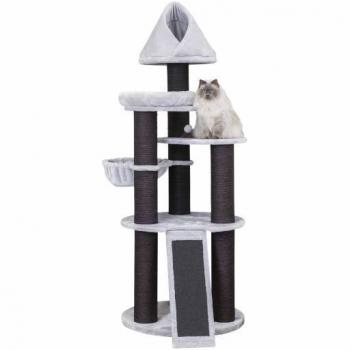 Poste Rascador Tulio XXL Gris para Gatos de Gran Tamaño