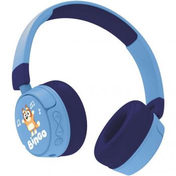 Auriculares Bluetooth para Niños Bluey con Control Parental de Volumen y Cable para Compartir Audio