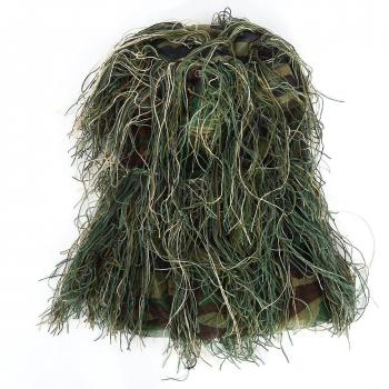 VGEBY 3D Cubierta de Cabeza de Camuflaje Gorro de Woodland para la Caza Gorra de Ghillie Neting para la Caza de Sniper
