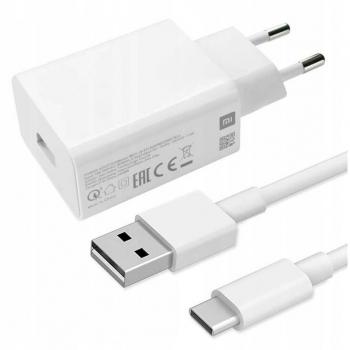 Xiaomi MDY-08-EI Cargador Rápido USB 3.0 18W con Cable USB Tipo-C 1m Blanco