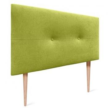 Cabecero Tapizado de Tela AQUALINE Pro 90x105cm en Pistacho con Patas para Camas 80/90