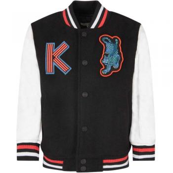 Kenzo niños obtienen Chaqueta Bomber Black 10 Years