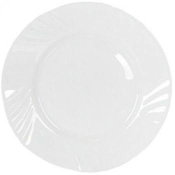 Plato de Postre La Mediterránea Everett 20,5 x 20,5 x 2 cm (48 Unidades)