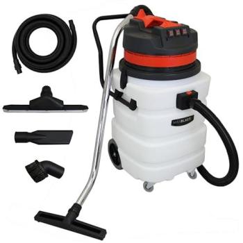 Aspirador Industrial Húmedo y Seco Maxblast 90L con Manguera de 5m y Motor Triple 3000W en Blanco