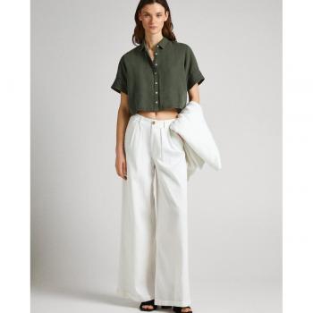 Pantalón palazzo blanco de mujer Pepe Jeans