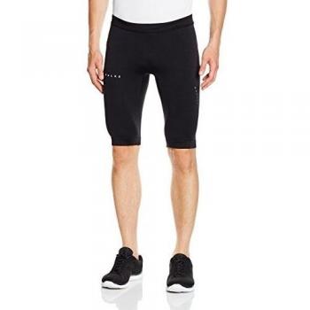 FALKE unidad Bekleidung Running Compression Mallas, hombre, Laufbekleidung Running Short Tights Compression, negro, small